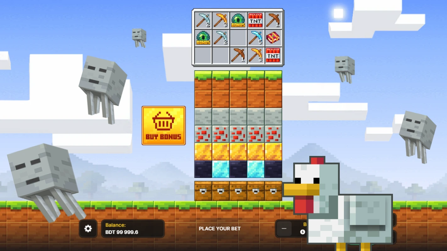 Play the demo version of the online game Mine Slot on Melbet Bangladesh